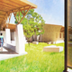 An artistic rendering of the maternity waiting village.